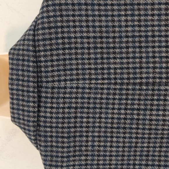Zara Wool Blend Houndstooth Blazer XL - Picture 12 of 16